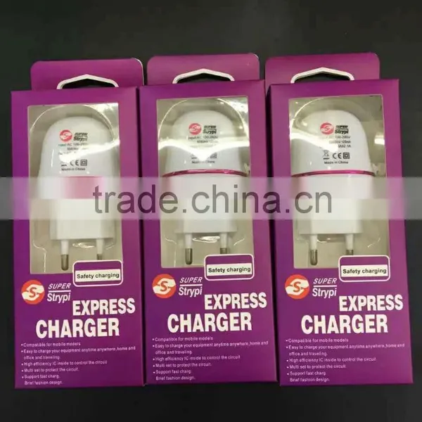 Hot Sell 2100mA Good Quality 2in1 Usb+V8 Travel Charger photo-6