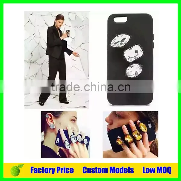 Diamon Custom 3d Silicone Mobile Phone Case Cover for Iphone 5 6 6plus Cell Phone Back Cover Case photo-4