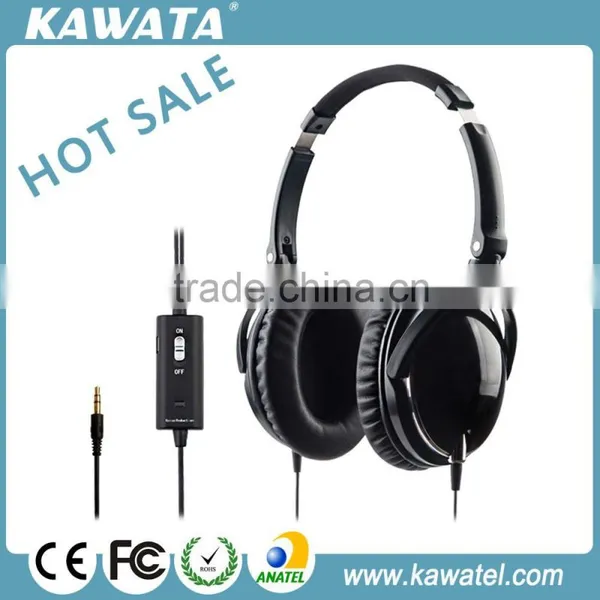 Active Noise Cancelling Foldable Mp3 Player Headset