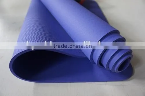 Durable Anti-slip Eco Fitness Yoga Mat TPE Comfortable Equipment photo-2