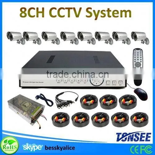 Cmos Security Camera System Cheap Cctv Dvr Ahd Dvr 8ch Dome Cctv Camera Systems photo-6