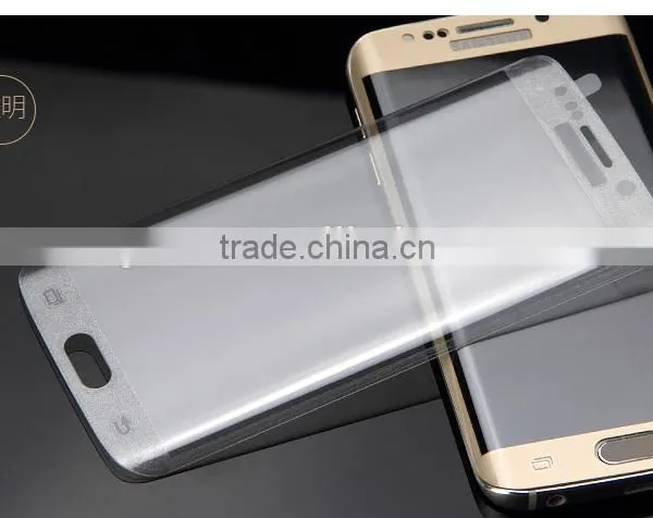 New Premium 3D Full Cover Anti-Fingerprint Glass Screen Protector for Samsung S6 Edge Supplier's Choice photo-2