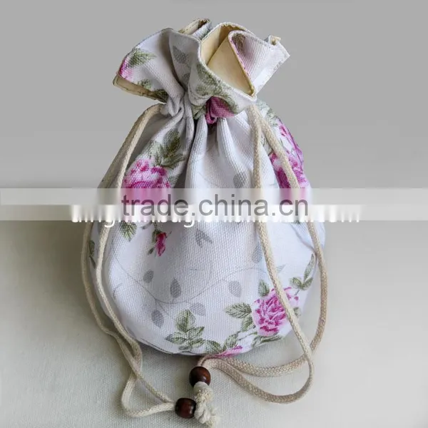 Wholesale Cotton Fabric Drawstring Bag photo-2