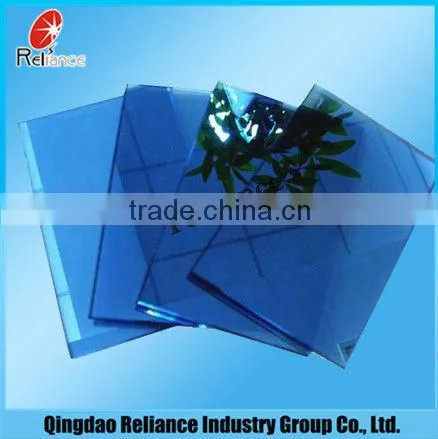 Dark Blue Reflective Glass