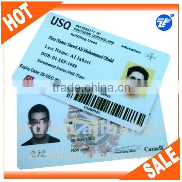 Cr80 Standard Size Barcode Pvc Card With Lamination photo-5