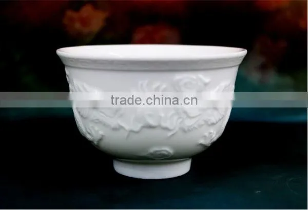 The Characteristics Of Porcelain Anaglyph Ceramic Bowl HY02 photo-5
