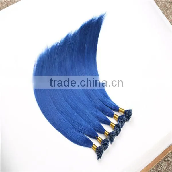 Pre Bonded U Tip Keratin Fusion Straight Remy Human Hair Extension photo-3