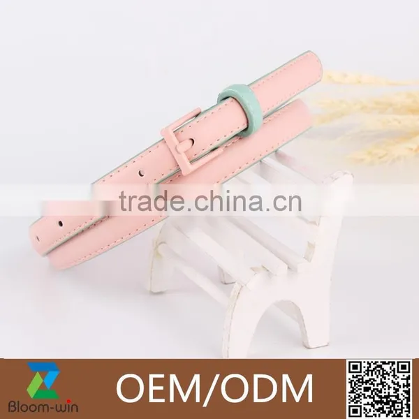New Style Jelly Color Dressing Belt PU Leather Belt High Quality for Wholesale