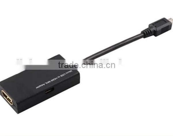 MHL to HDMI Adapter to Micro USB Short Cable Adapter for LG, Sony, Samsung HDTV photo-3