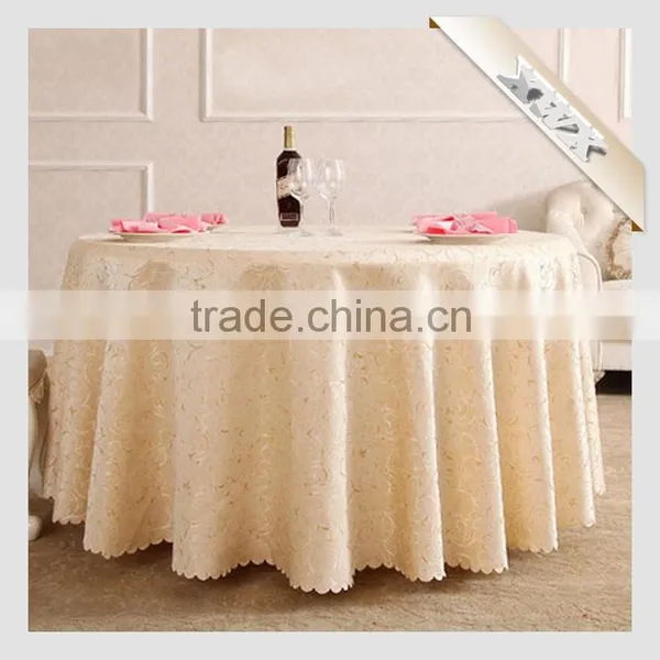 TC-137 Factory Wholesale 100% Polyester Wedding Rosette Table Cloth photo-5