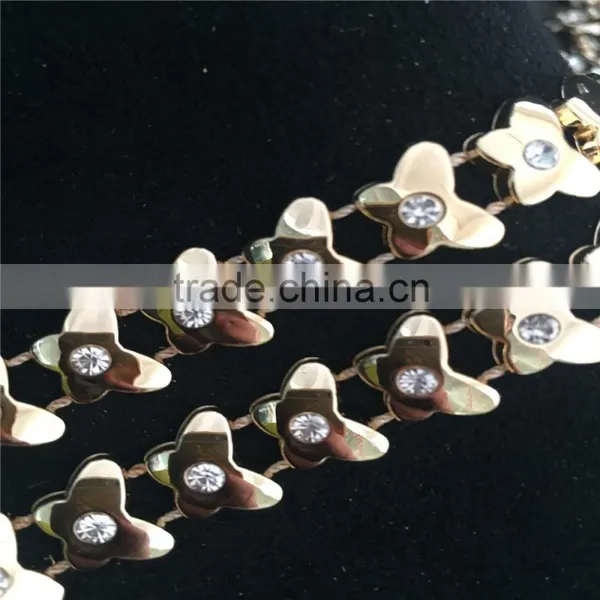 Manufacture Shining Rhinestone ,Plastic Rhinestone Mesh Trim photo-4