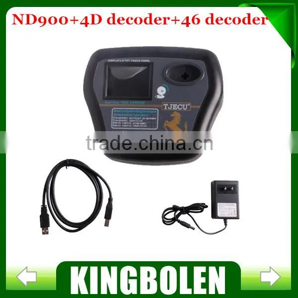 2015 Newest Original ND900 auto key programmer with ID46 decoder box and 4D decoder box