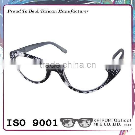 Cat Eye Style Pattern Plastic Optical Glasses photo-3