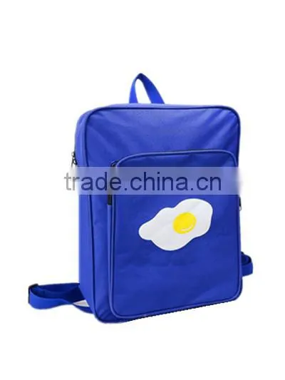 2016 Handled Students Travel Bag Style Blue Durable Canvas Weekender Bag photo-2