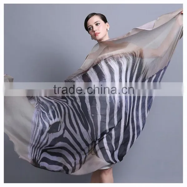 Women's Fashion Scarf Digital Printed Long Modal Scarf photo-3