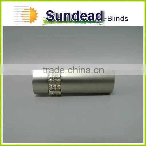 16 19 Iron Chrome Alum Crystal Curtain Pole Curtain Accessory Wholesale Curtain With Different Finial Design photo-4