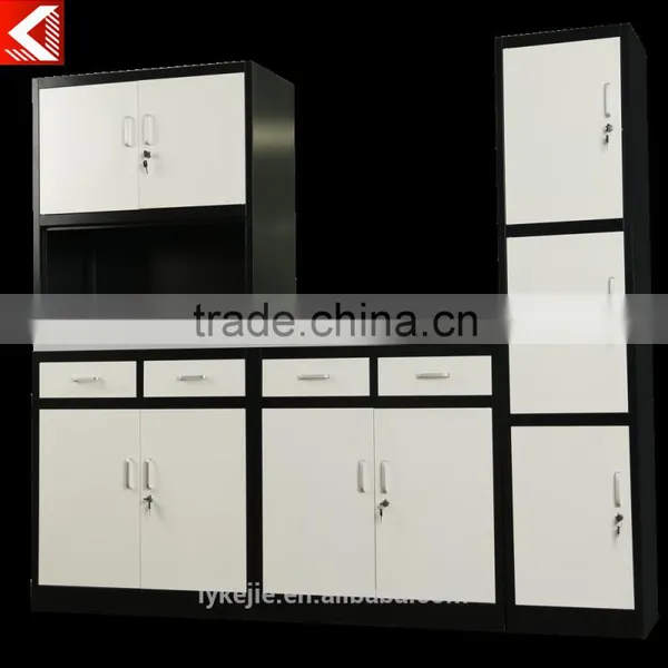 2016 Modern Design Modular Kitchen Corner Wall Cabinets With Glass Doors in Dubai photo-2