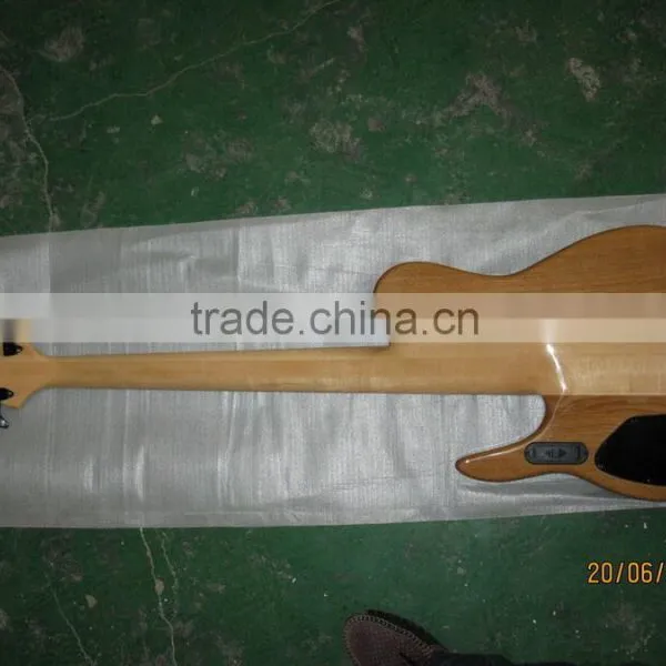 Custom Bass Guitar Neck-through Birdeye Wood Body Quality Maple Neck and Fingerboard Bottom Price photo-5
