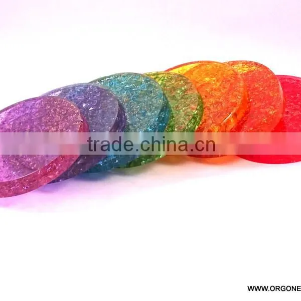 Wholesale Manufacturer of Orgonit Coaster Energy Rainbow Crystal Set | Orgone Agate photo-5