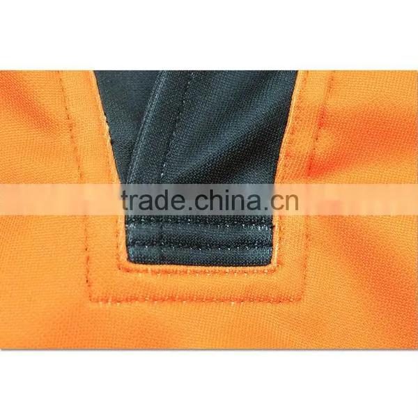 China Wholesale Facorty Fashion Sublimation Yellow Blue Soccer Jersey photo-5