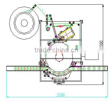 Juice Bottles Hot Melt Glue Labeling Machine Shanghai Manufacturer photo-3