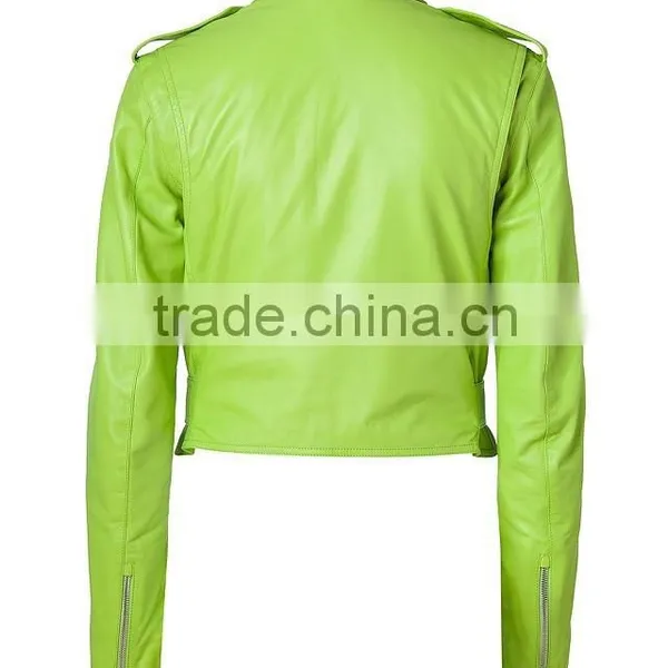 Soft Milled Leather Motorbike Jacket photo-3