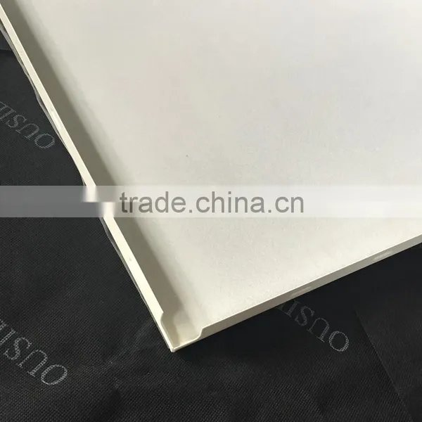 Beveled Edged Waterproof Suspended Aluminum/Metal Decorative Acoustic Ceiling Tiles 600x600mm photo-4