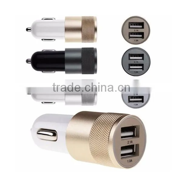 Alloy 2.1A Dual Usb Car Charger photo-3