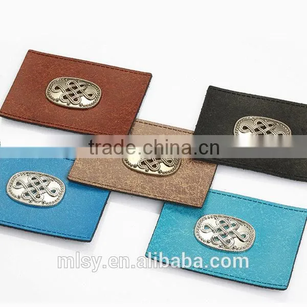Fashion Genuine Leather Patch Leather Patch Label photo-3