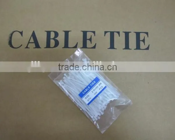 4" (2.5*100MM) 18LBS Tensile Nylon Cable Tie