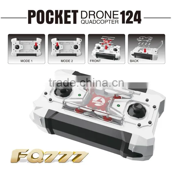 FQ777-124 Rc Mini Drones Pocket Drone 4CH 6Axis Gyro Micro Dron Uav Quadcopter RTF Quality Choice photo-2