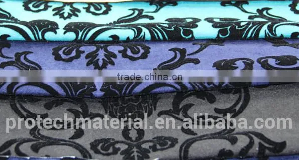 100% Polyester Sofa Fabric With Printing Flower F304 photo-4