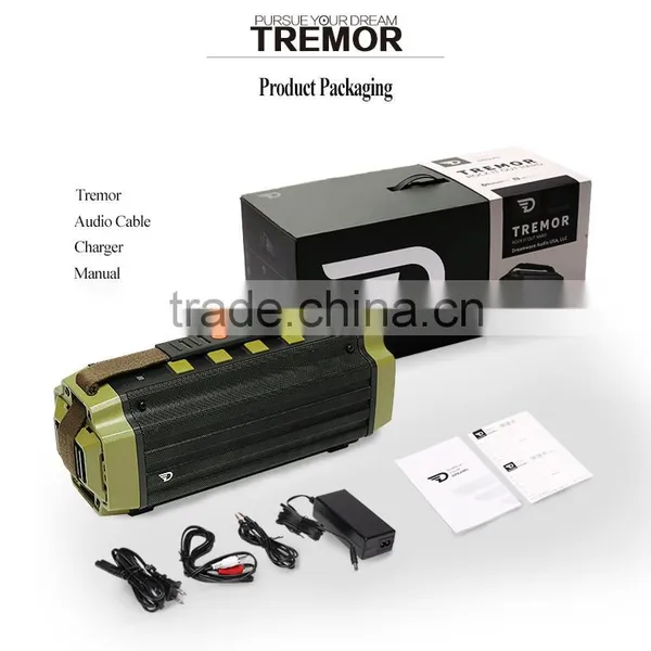 Dreamwave TREMOR Army Green Aluminum Wireless 50W Rugged Outdoor Bluetooth Speaker photo-4