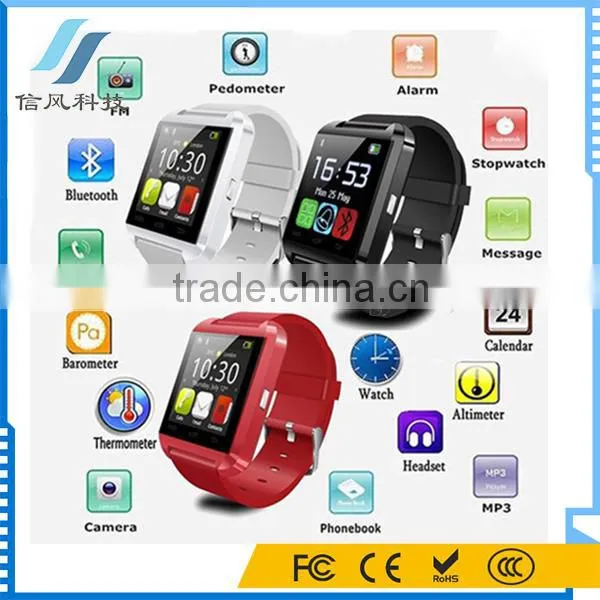 IOS Android 3G Wifi Bluetooth Smartwatch U8 Smart Watch With Camera for Samsung for IPhone for HTC
