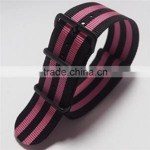 PVD Black Heat Welded Watch Band 20mm With Wrist photo-6