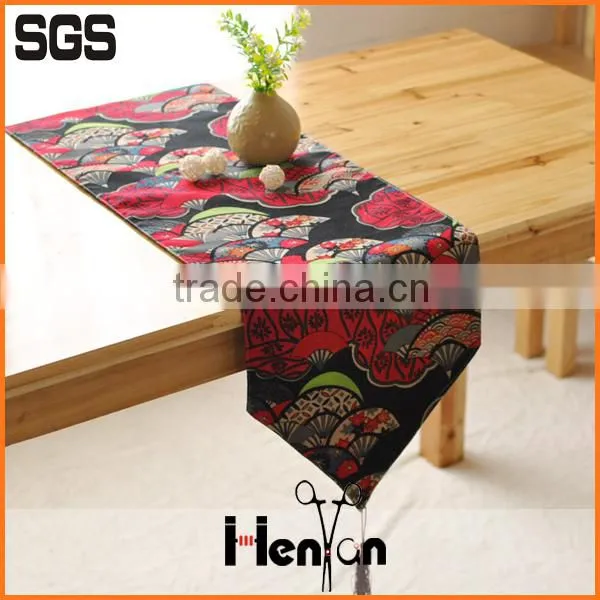 Wholesale Custom Sequin 100% Linen Table Runner photo-4