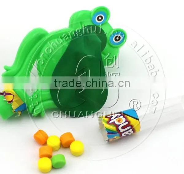 Frog Blow Balloon Toy Candy / Frog With Balloon Whistle photo-3