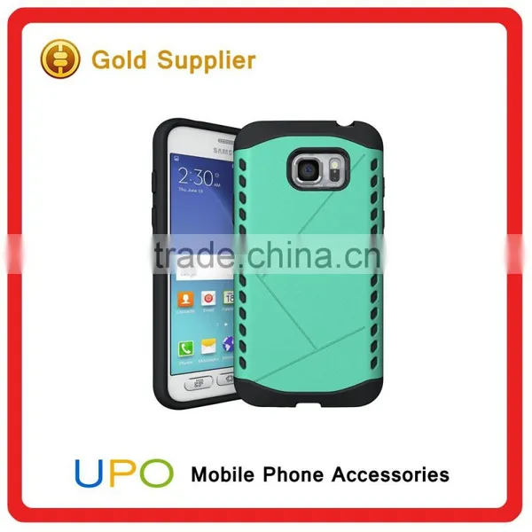 [UPO] Luxury 2 in 1 Hybrid TPU PC Dual Layer Rugged Protective Combo Armor Case for Samsung Galaxy S7 photo-5