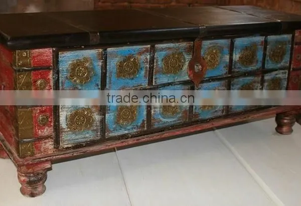 WOODEN COOFEE TABLES AND BLANKET TABLE. photo-3