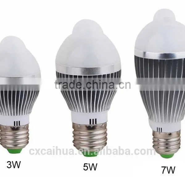 2015 New Led Sensor Light Home Decor E27 B22 3W5W7W Led Motion Sensor photo-5