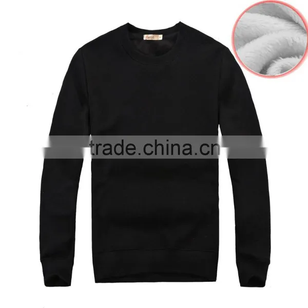 Yiwu Market Men's Long Sleeve O-neck Heavy Thermal Shirts Winter Underwear photo-3