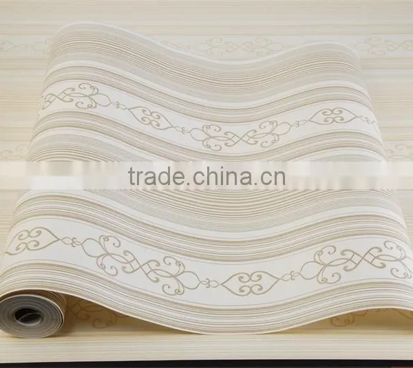Luxury Striped Wallpaper With Eco-friendly Material photo-4