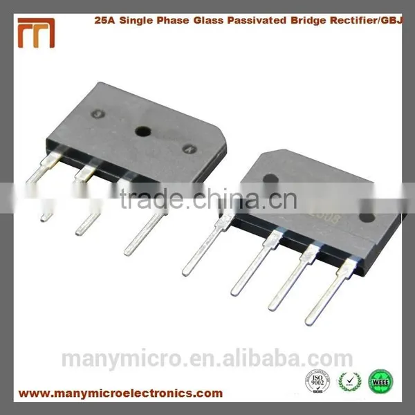 25A 800V Single Phase Glass Passivated Bridge Rectifier GBJ2508/ GBJ For Amplifier photo-3