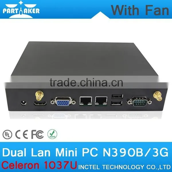 4G RAM 320G HDD Desktop Mini PC CPU Partaker N390B With Battery Powered Mini PC Support HDD Bluetooth Mini PC X86