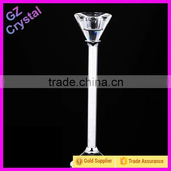 Pujiang 70*70*250mm Long Stem Clear Tealight Glass Candle Holder