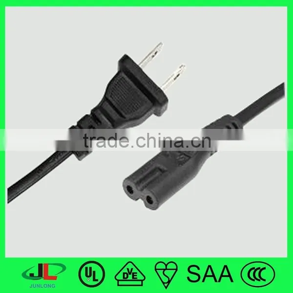 NEMA 1-15P Plug UL Male End Type Extension Cord With C7 Connector photo-3