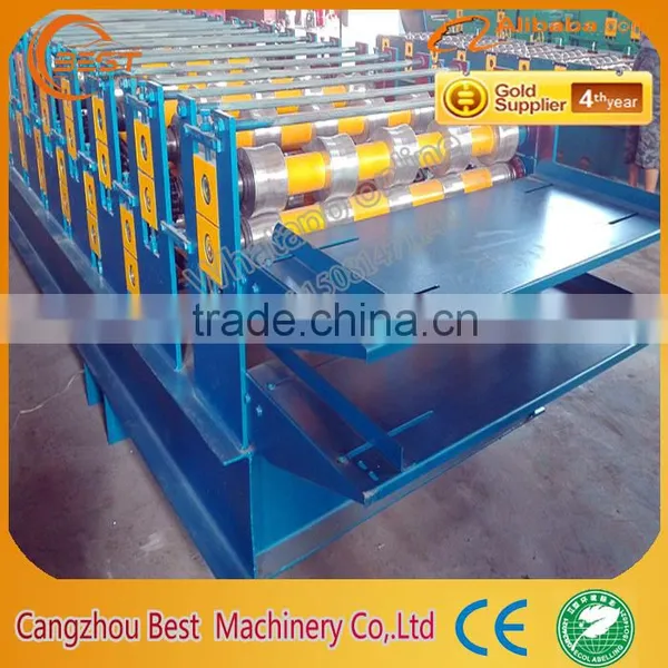 Best Double Layer Glazing Liming Roll Forming Machine photo-3