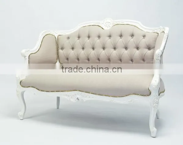 European Solid Wood Hotel Reception Sofa