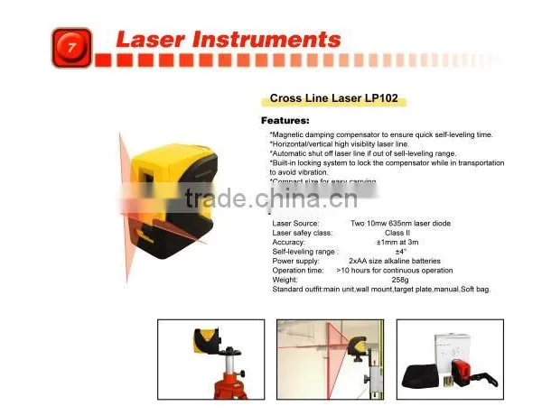 LP102 Cross Line Laser