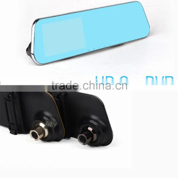Dvr h 264 Anti-glare Blue Glass Car Rear Mirror Dvr ,dual Lens Optional XY-G500 photo-5